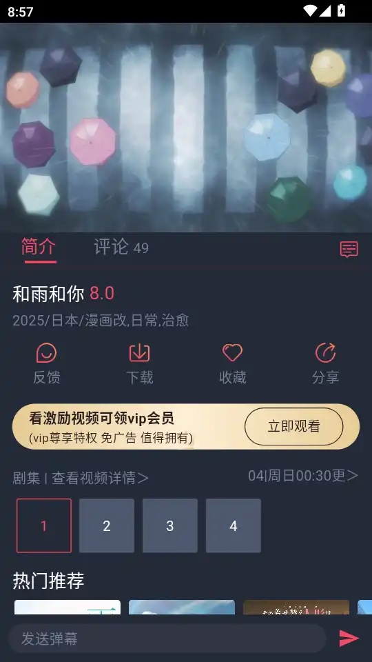 播放界面