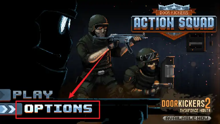 点击options 点击options