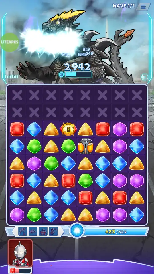 奥特曼消除手游puzzle shuwatch