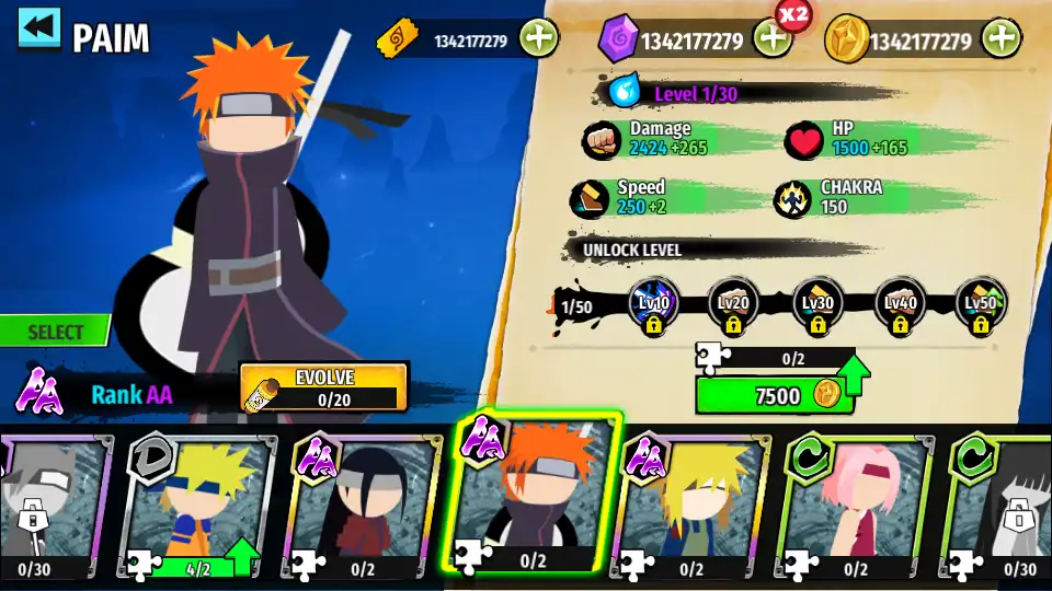 火柴人忍者格斗无限金币钻石版