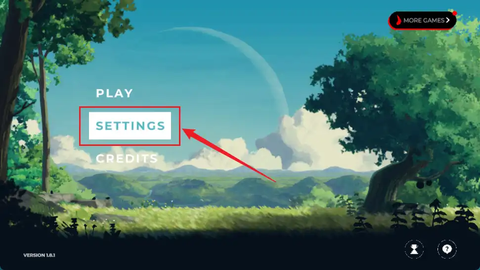 拉娜之星设置中文教程-点击settings